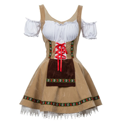 Halloween Party Costumes Makeup Dance Cosplay Clothing Stage Performance Costume Beer Girl Dresses