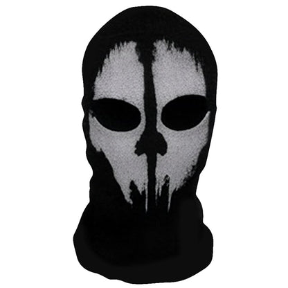 Halloween Ghost Full Face Mask Skull Scary Ghost Skeleton Motorcycle Cycling Headmask for Halloween Cosplay Balaclava Halloween