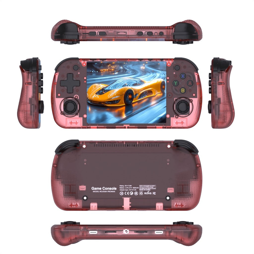 BOYHOM R36H PRO Retro Handheld Video Game Console Linux System 4.2 Inch IPS Screen R36HPROMAX Portable Pocket Video Player 64GB