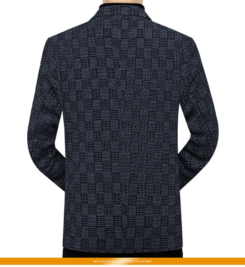 The new Chenier suit is a high-quality men's fashionable business trend stylish suit jacket for spring and autumn