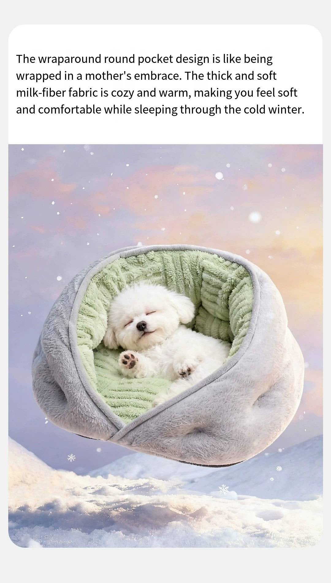Canil Engrossado Inverno Quente Cama de Segurança Pequeno Cão Teddy Do Que Urso Dormindo Suprimentos para Animais de Estimação para Todas as Estações 2025 Tapete para Cães
