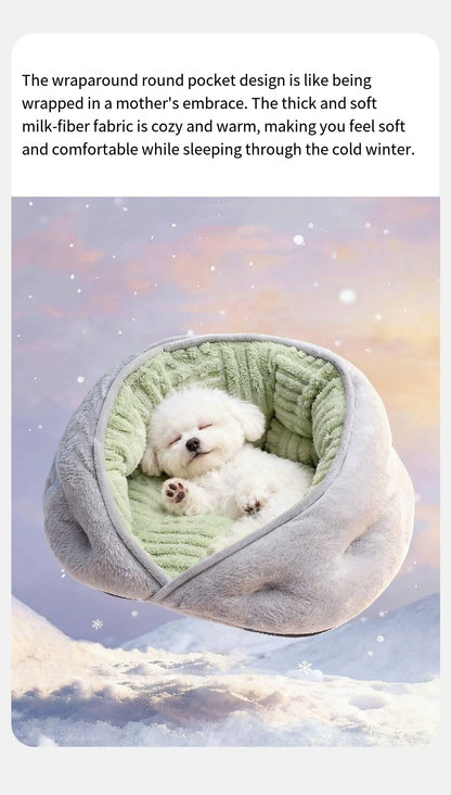Canil Engrossado Inverno Quente Cama de Segurança Pequeno Cão Teddy Do Que Urso Dormindo Suprimentos para Animais de Estimação para Todas as Estações 2025 Tapete para Cães