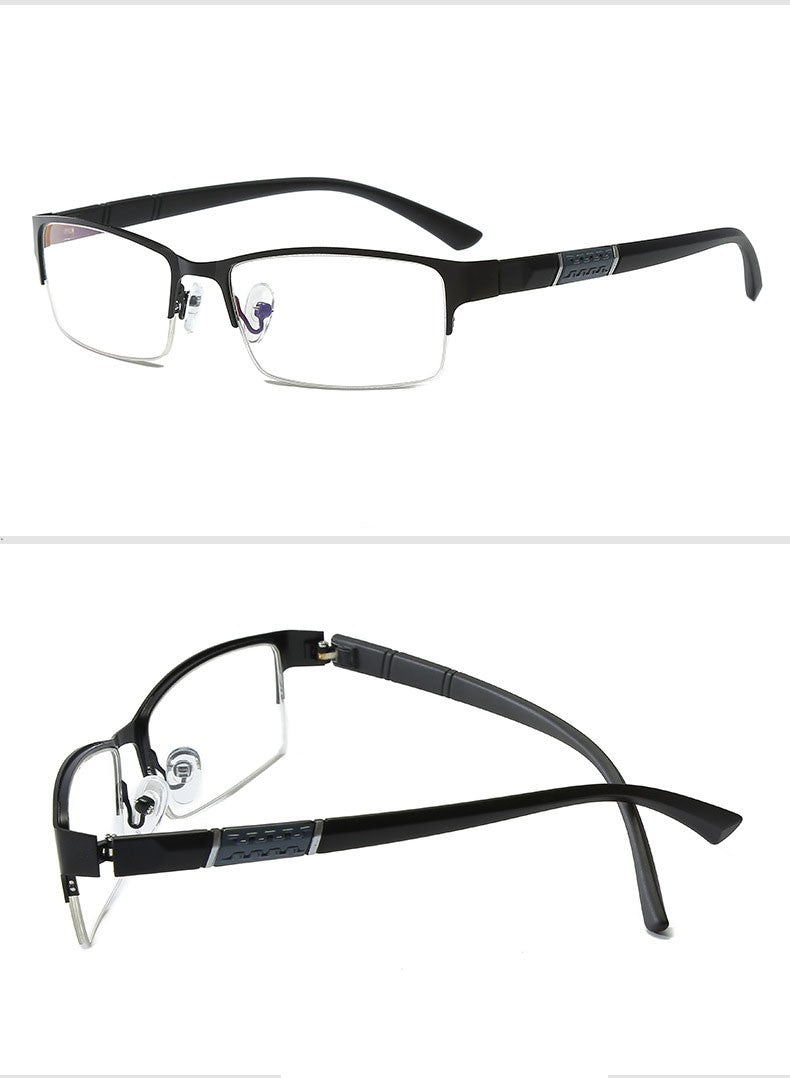New Half Metal Frame Nearsighted Glasses Unisex Prescription Myopia 0 -0.5 -1 -1.5 -2 -2.5 -3 -4 -5 -6 Unisex óculos de leitura