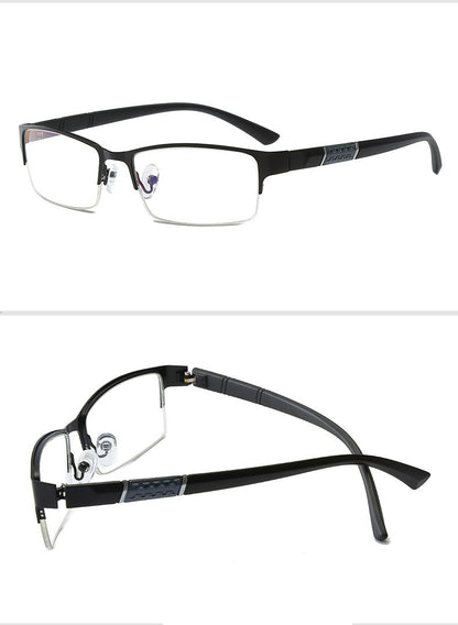 New Half Metal Frame Nearsighted Glasses Unisex Prescription Myopia 0 -0.5 -1 -1.5 -2 -2.5 -3 -4 -5 -6 Unisex óculos de leitura