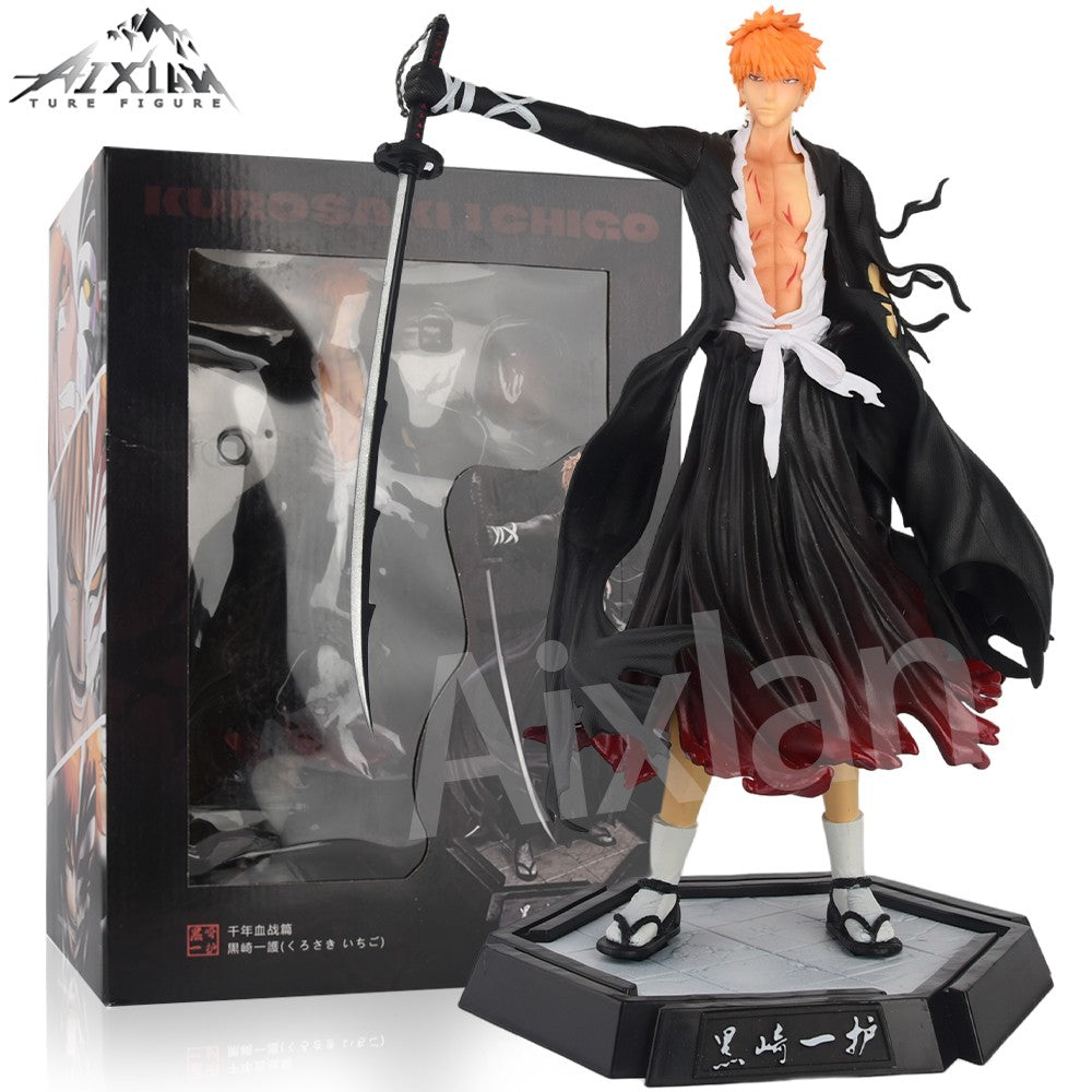 29cm BLEACH Anime Figure Hitsugaya Toushirou PVC Action Figure Boneco de Modelo Colecionável Brinquedo