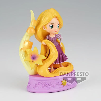 Em estoque Banpresto Bandai Q Posket Stories Personagens Disney - Rapunzel 8cm Estilo Chibi Figura Fofa Em Pé Modelo