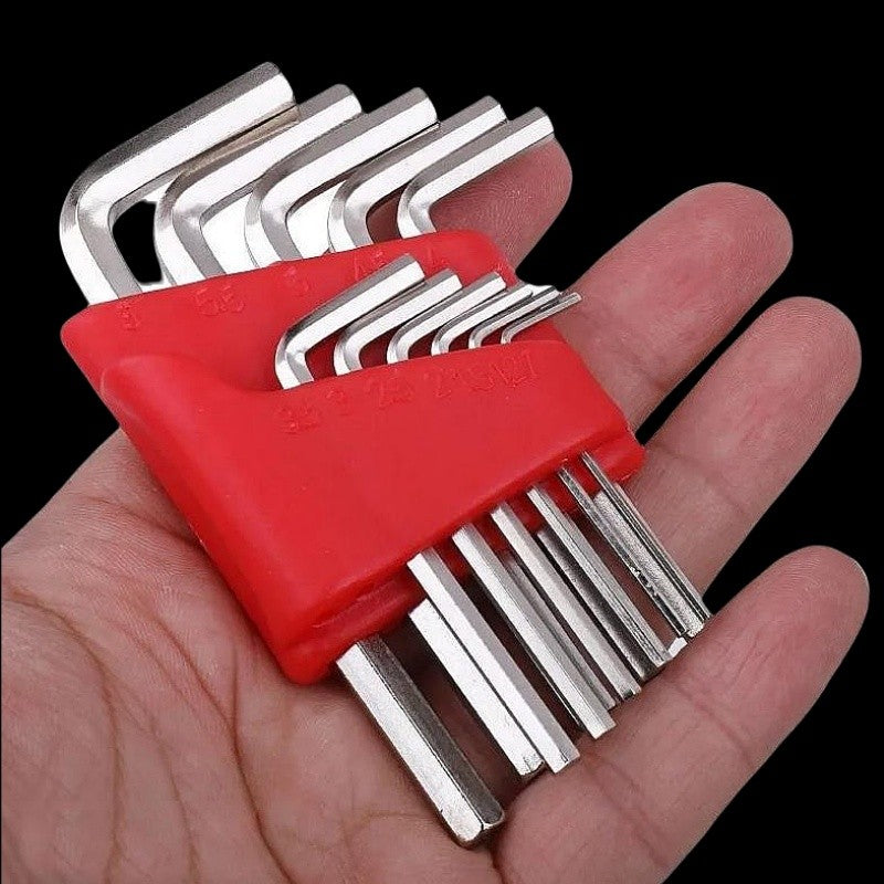 5/8/11 Pcs Metric Allen Wrench Set Inch Wrench L Wrench Keys Size Allen Key Short Arm Vehicle Repair Tool Set Home Hand Tools