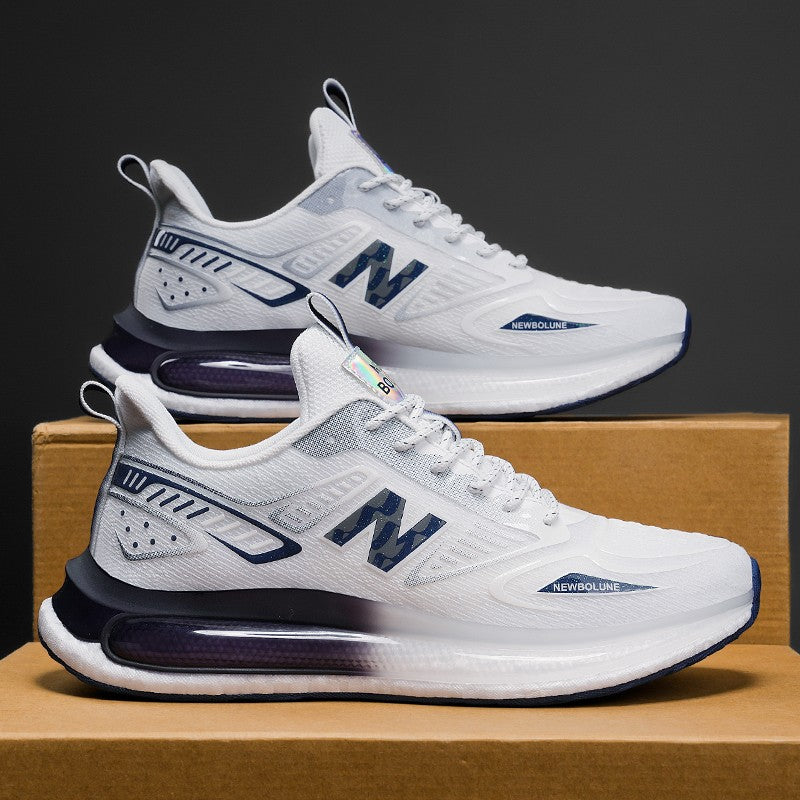 Sports Shoes for Men Mesh Breathable Comfortable Outdoor Sports Trendy Lace-up Sneakers 2025 New Casual Running Shoes for Man