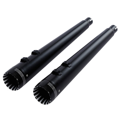 Motorcycle 4' Exhaust Pipes For Harley Touring Road King Models With Dual Exhaust 1995-2016 2015 2014 2013 2012 11 Black/Chrome