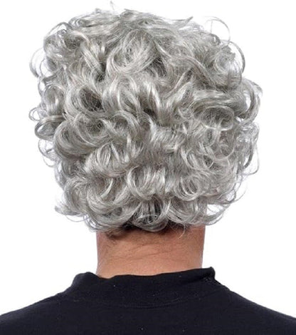 Black Elderly Woman Man Mask Wrinkle Full for Head Mask Grandpa/Grandma Face Novelty Mask Halloween Party Cosplay Props Supplies
