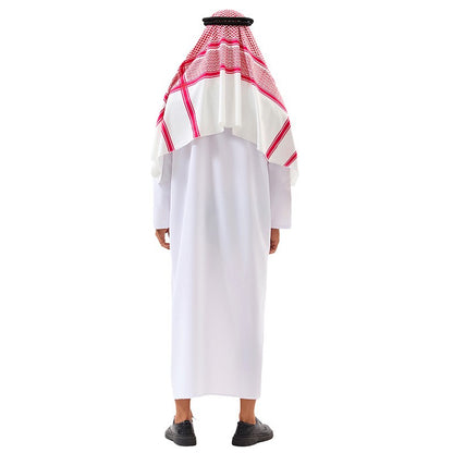 Men Arabia Arab Sheikh Costume Shepherd Arabian Prince Cosplay for Adult Fantasia Purim Halloween Costumes