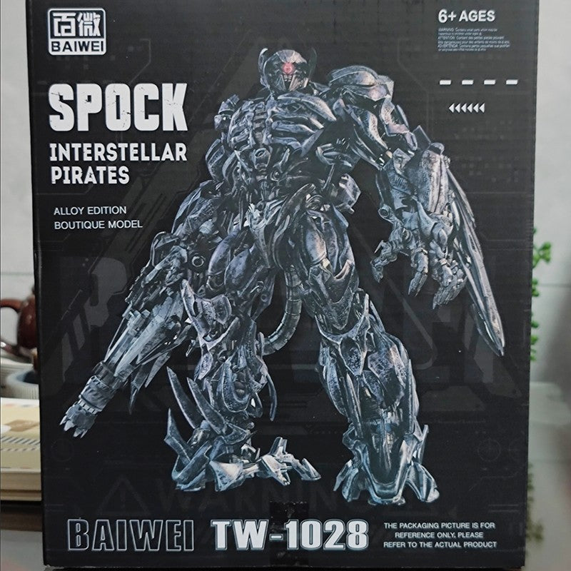 Brinquedo de Transformação BAIWEI TW1028 Shockwave ZS01 SS56 MP29 Guardião do Universo Robô de Deformação Liga Metálica Figura de Ação Modelo de Carro Presente