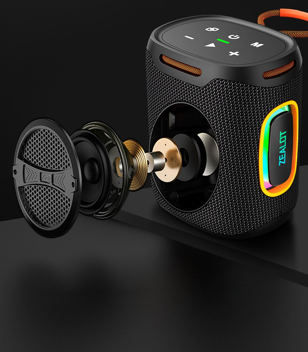 ZEALOT S122 25W Portable Wireless Speaker, Wireless Speaker, Bass Boost, Dual Pairing, 6000mAh Battery.