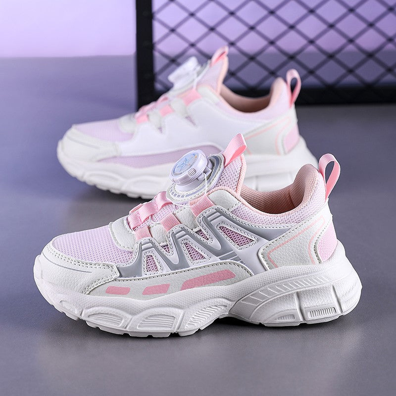 Hot Sell Children Shoes Size 28-39 Boys Fashion Sneakers Girls Sport Running Shoes Kids Breathable Casual Trainers Outdoor Shoes