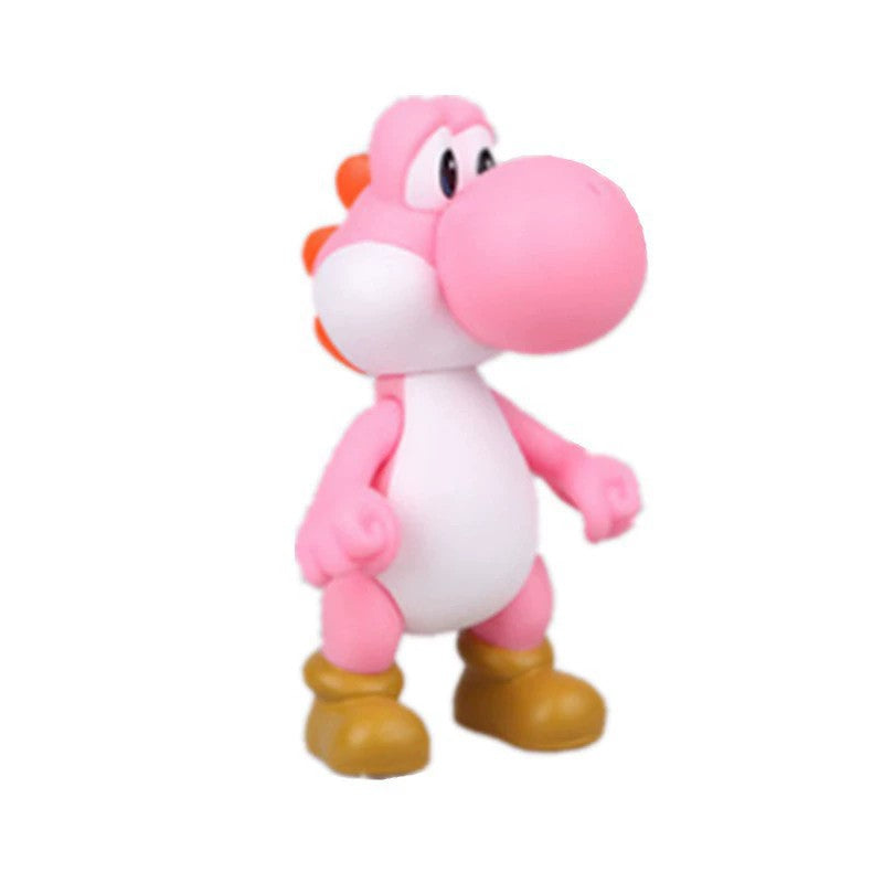Coleção de Anime de Bonecos de PVC de Desenho Animado Yoshi King Bowser Peach Princess Presente para Adultos Presente para Menina Aniversário Decoração de Quarto