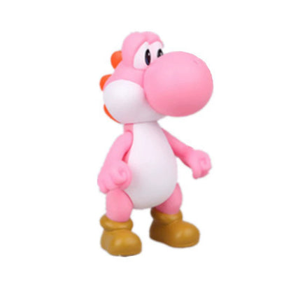 Coleção de Anime de Bonecos de PVC de Desenho Animado Yoshi King Bowser Peach Princess Presente para Adultos Presente para Menina Aniversário Decoração de Quarto