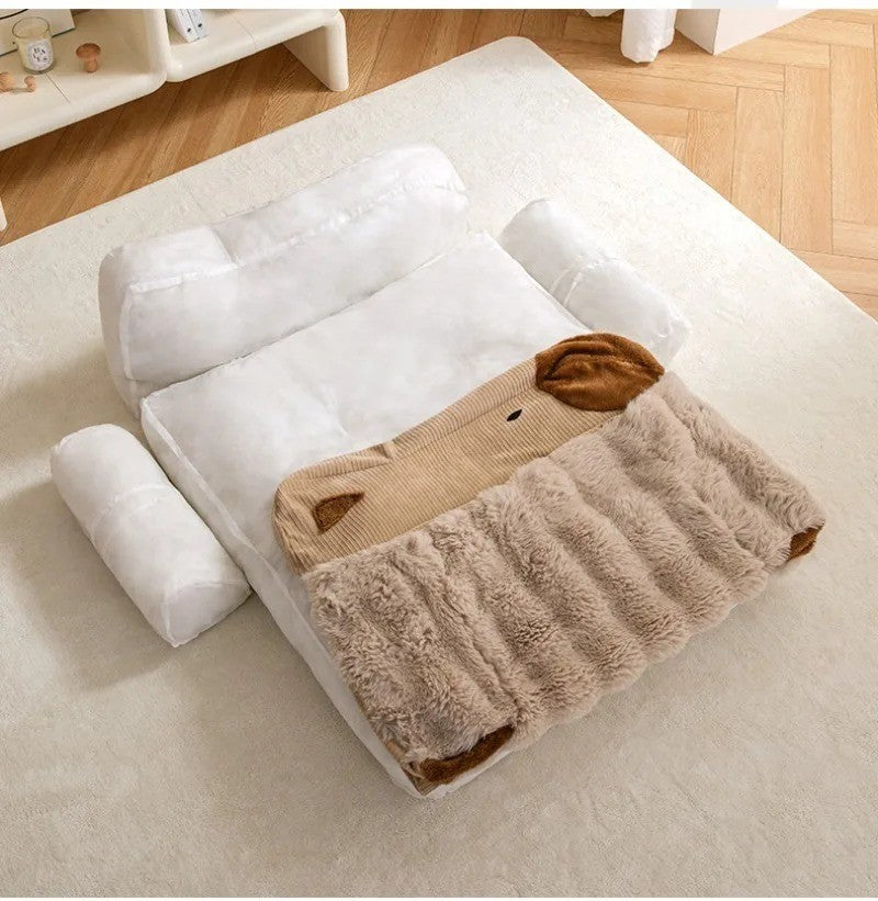 Cama para Cães Sofá Grande para Cães Camas Grandes para Animais de Estimação Cestas para Cães Suprimentos Tapete para Raças Pequenas Almofada Fofa Média Casinha Acessórios para Filhotes