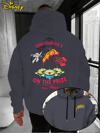 Disney Men's Toy Story Big Eyes Cartoon Hoodie Autumn/Winter New Casual Fashion Men's and Women's Street Wear