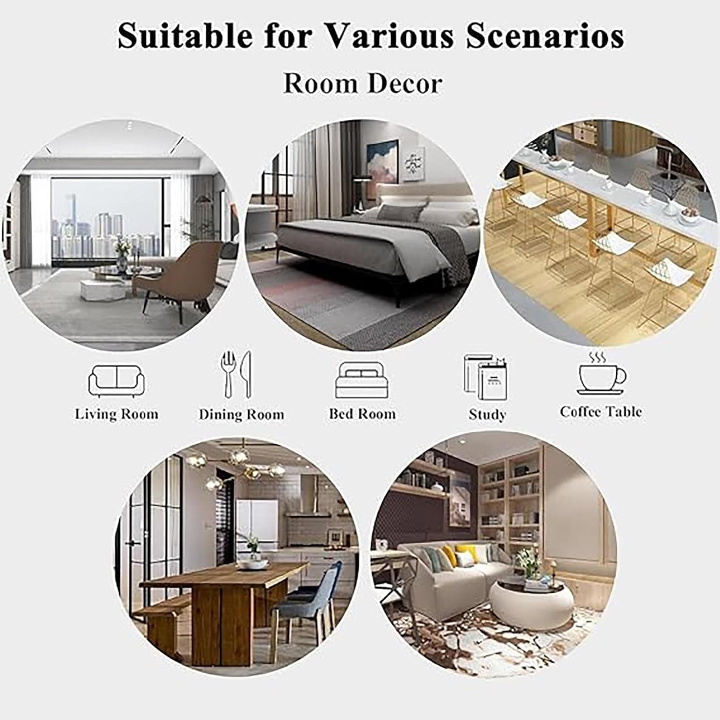 VIKAMA Cartoon Cat Patterned Carpet Home Decor. Provides Warmth For The Living Room And Bedroom Bedside. Non-Slip And Dirt-Proof