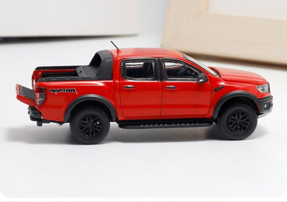 MK Miniaturas Liga Fundida 1/64 Ford Ranger Raptor Modelo de Carro Decoração Estática Brinquedos Colecionáveis de Presente