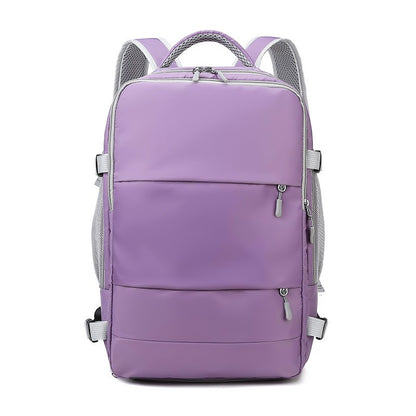 Mochila de Viagem Multifuncional de Grande Capacidade com Compartimento para Calçados e Múltiplos Bolsos