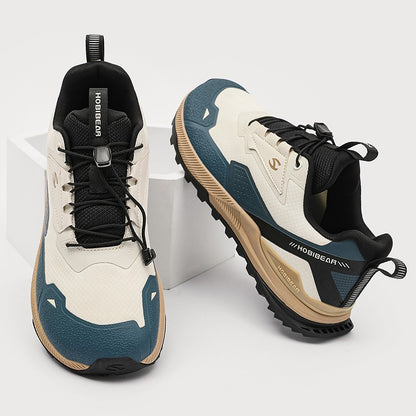 HOBIBEAR Unisex Running Shoes Elastic Band Hiking Sneakers Lightweight Breathable Casual Shoes