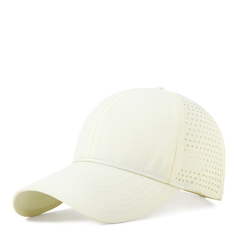 Boné de beisebol SLECKTON personalizado com logotipo bordado, secagem rápida para proteção no verão, design respirável e à prova d'água, estampa de imagem DIY