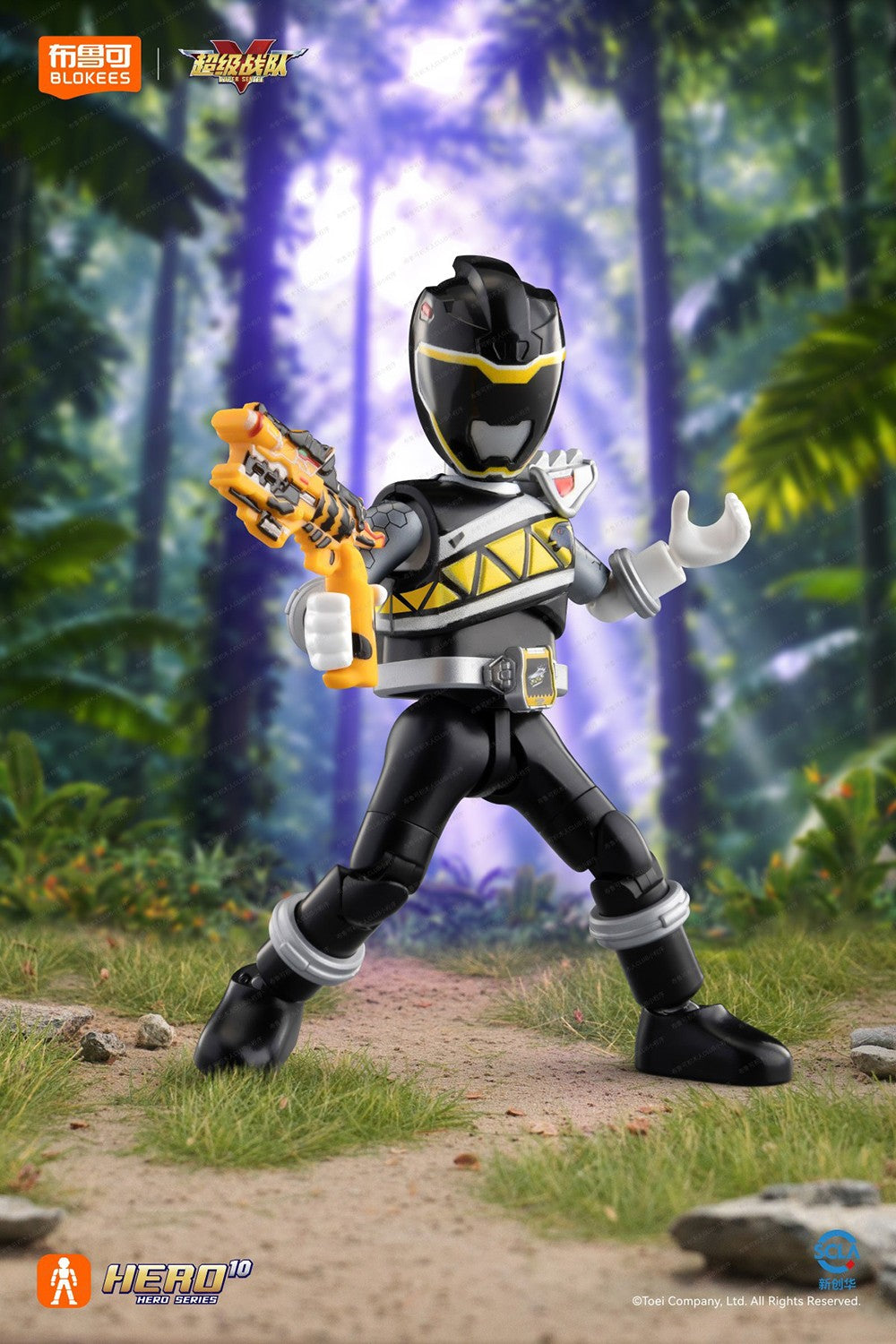 Em estoque Bloco original Power Rangers Dino Charge Super Sentai Zyuden Kyoryuger Coleção de Figuras de Montar