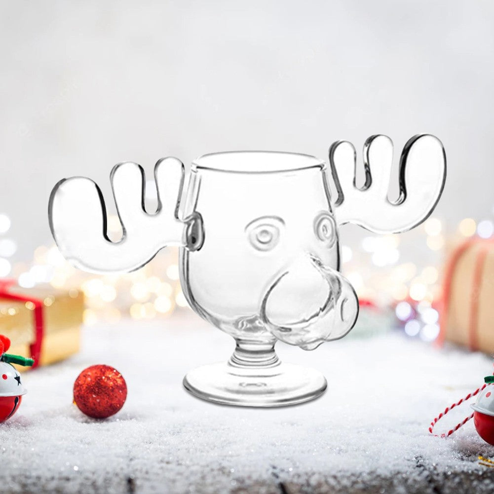 240ml 8oz Taça de Vinho Elk Copo de Coquetel de Suco Caneca de Rena Taça de Vinho Cerveja Água Leite Uísque Copos Canecas de Shot Presente de Natal