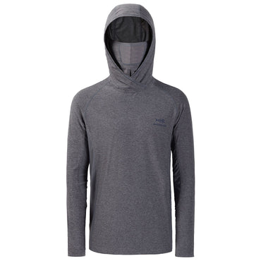 Bassdash UPF 50+ Men’s Long Sleeve Fishing Shirt with Mask UV Neck Gaiter Hoodie Keep Head Face Warm Outdoor Hiking Running