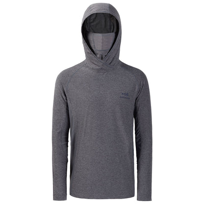 Camisa de Pesca Masculina Bassdash UPF 50+ de Manga Longa com Máscara e Capuz Protetor de Pescoço UV para Manter a Cabeça e o Rosto Aquecidos em Atividades ao Ar Livre, Caminhada e Corrida