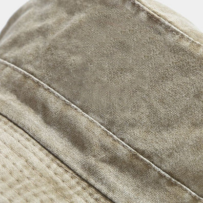 2024 Four Seasons Cotton Solid Bucket Hat Fisherman Hat Outdoor Travel Sun Cap for Men and Women