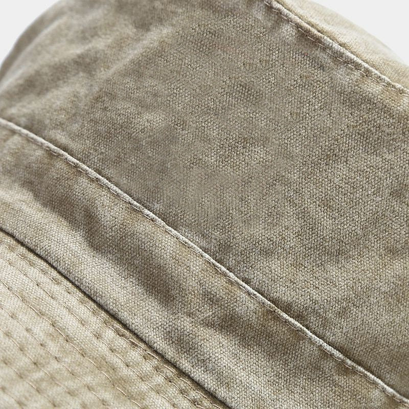 2024 Four Seasons Cotton Solid Bucket Hat Fisherman Hat Outdoor Travel Sun Cap for Men and Women