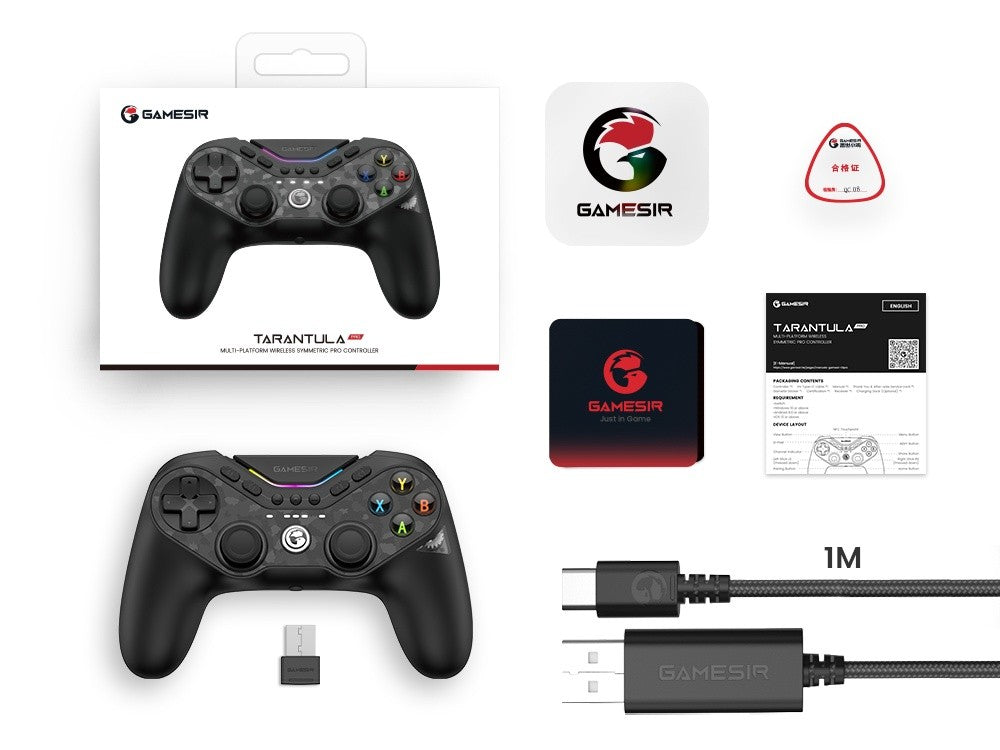 GameSir Tarantula Pro Gamepads PC for Nintendo Switch 2 Switch iOS Android Controller TMR Joystick NFC 9 Mappable Button
