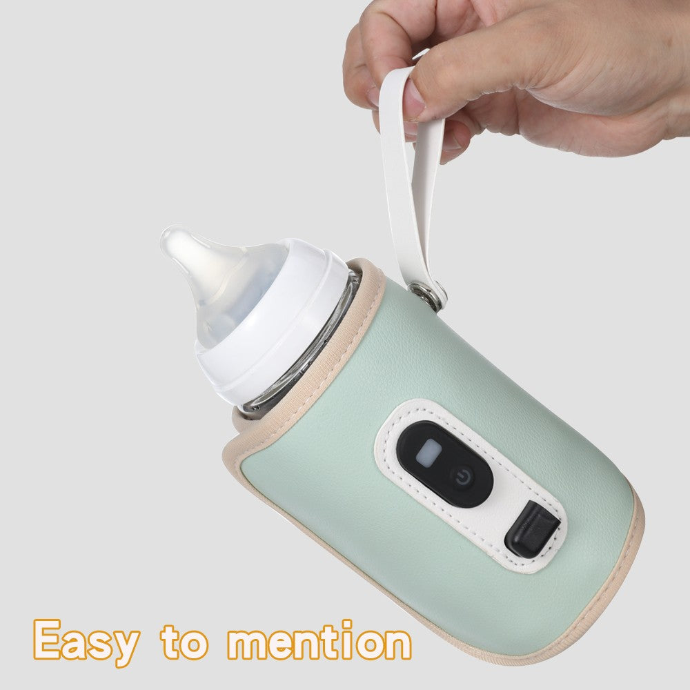 USB Baby Milk Bottle Thermal Bag Universal Digital Display Nursing Bottle Heater Portable Baby Milk Heat Keeper for Traveling