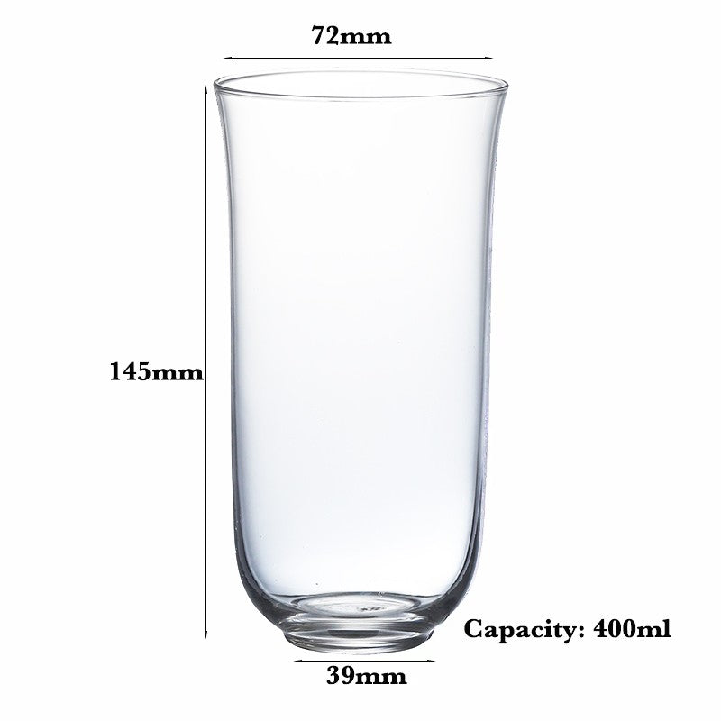 Copo Alto Criativo de Vidro Cristal Sem Chumbo Copo Collins para Bar para Água, Suco, Cerveja e Coquetel