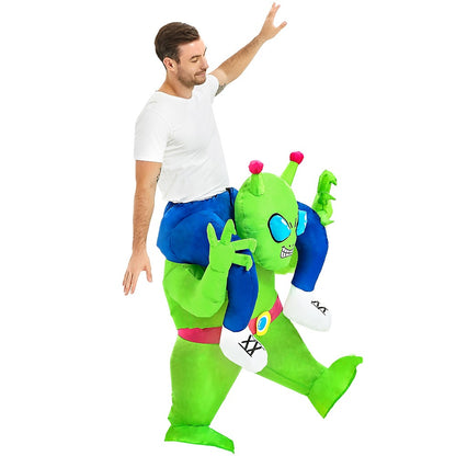 New Riding Animal Inflatable Costume Anime Suits Dress Mascot Purim Halloween Christmas Party Cosplay Costumes for Adult