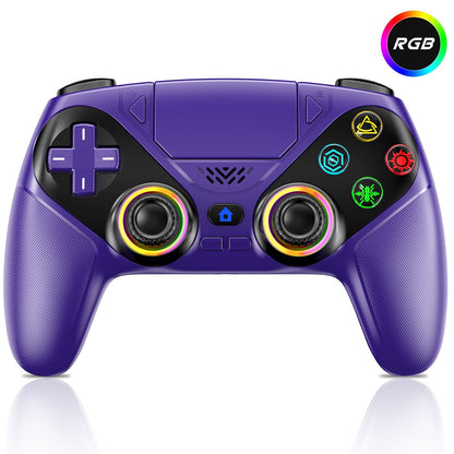 Controller For Playstation 5 PS5/PS5 Pro/Slim/PC,RGB Wireless Gamepad W/Hall Effect Trigger Marco/Turbo Anti-Drift Game Joystick