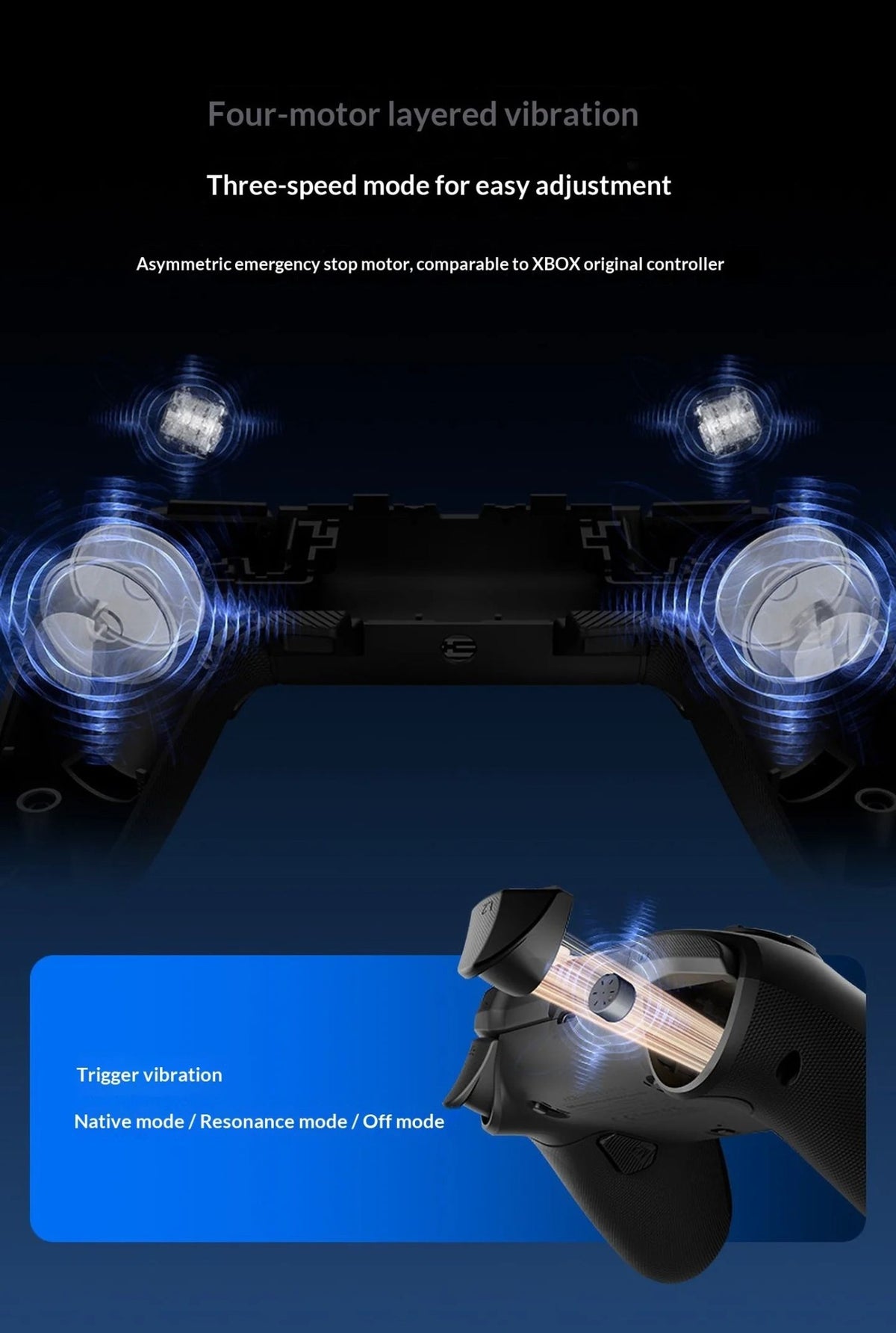 AceGamer Hyper Shadow D4 Gaming Controller Wireless Bluetooth TMR Joystick Customizable Buttons for PS4/Pc/Steam/Switch2 Game