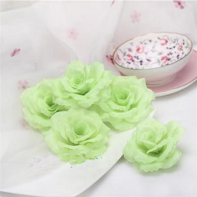 10pcs 8cm Black Artificial Rose Silk Flower Heads Decorative Flowers for Wedding Home Birthday Party New Year Banquet Decoration