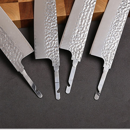TURWHO Lâmina Crua de Faca de Chef Japonesa Aço Damasco Forjado à Mão DIY VG10 Kit de Facas de Cozinha Ferramentas para Fazer Facas Sem Cabo
