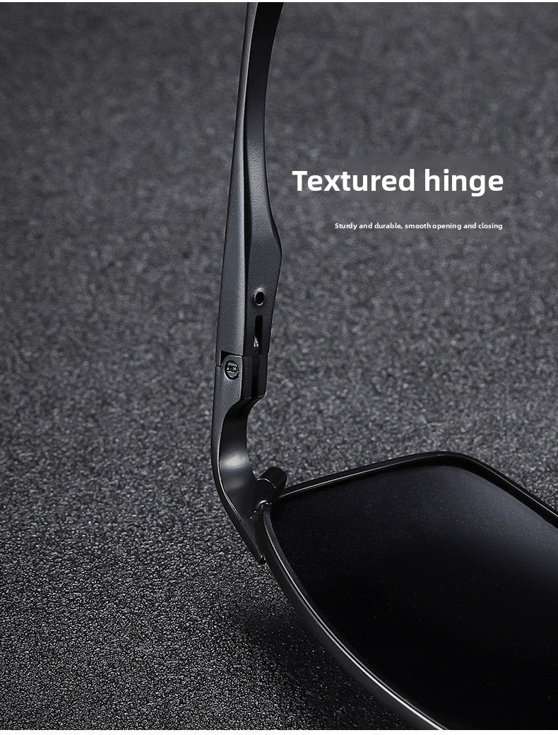 Óculos de Sol Polarizados com Armação de Metal e Lentes Fotocromáticas, Visão Noturna, Adequados para Esportes, Ciclismo, Pesca, Condução e Acampamento