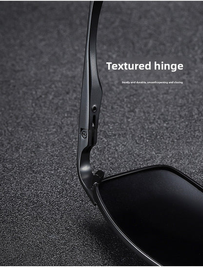 Óculos de Sol Polarizados com Armação de Metal e Lentes Fotocromáticas, Visão Noturna, Adequados para Esportes, Ciclismo, Pesca, Condução e Acampamento
