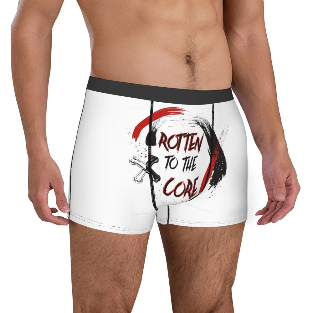 Boxer Underpants Shorts Descendants Vk Grunge Aesthetic - Carlos De Vil Panties Men's Breathable Underwear for Homme Man Gift