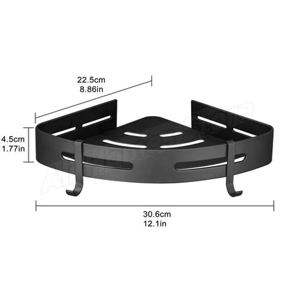 No Drill Wall Corner Bathroom Shelf Corner Shelf Storage Organizer Shower Shelf Shampoo Makeup Bathroom Accessories Towels Rack