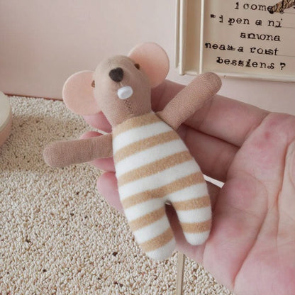 2025 Baby Plush Toy Comforts Sleeping Cute Rabbit, Bear, Mouse Baby Girl Doll, Cloth Doll Doll