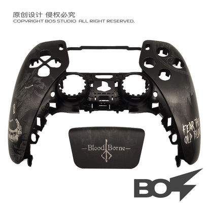 For PS5 Controller Shell, Old Hunter Custom Faceplate Cover with Touchpad for DualSense, Replacement for BDM-010 To050