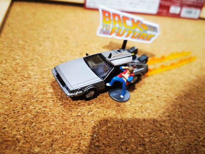 Tomy De Volta Para o Futuro Filme Boneco de Ação Brinquedo Colecionável Presente Modelo de Carro Exclusivo Enfeite Cápsula de Brinquedos