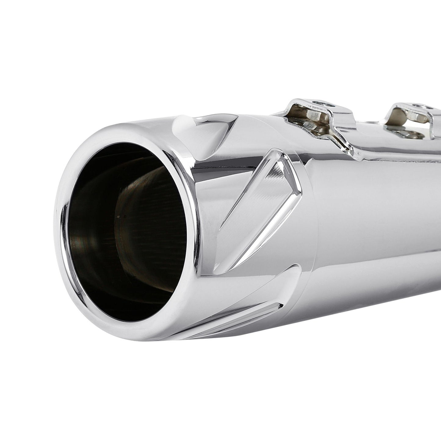 Motorcycle 4" Slip-on Mufflers Exhaust Pipes For Harley Touring Electra Street Glide 1995-2016
