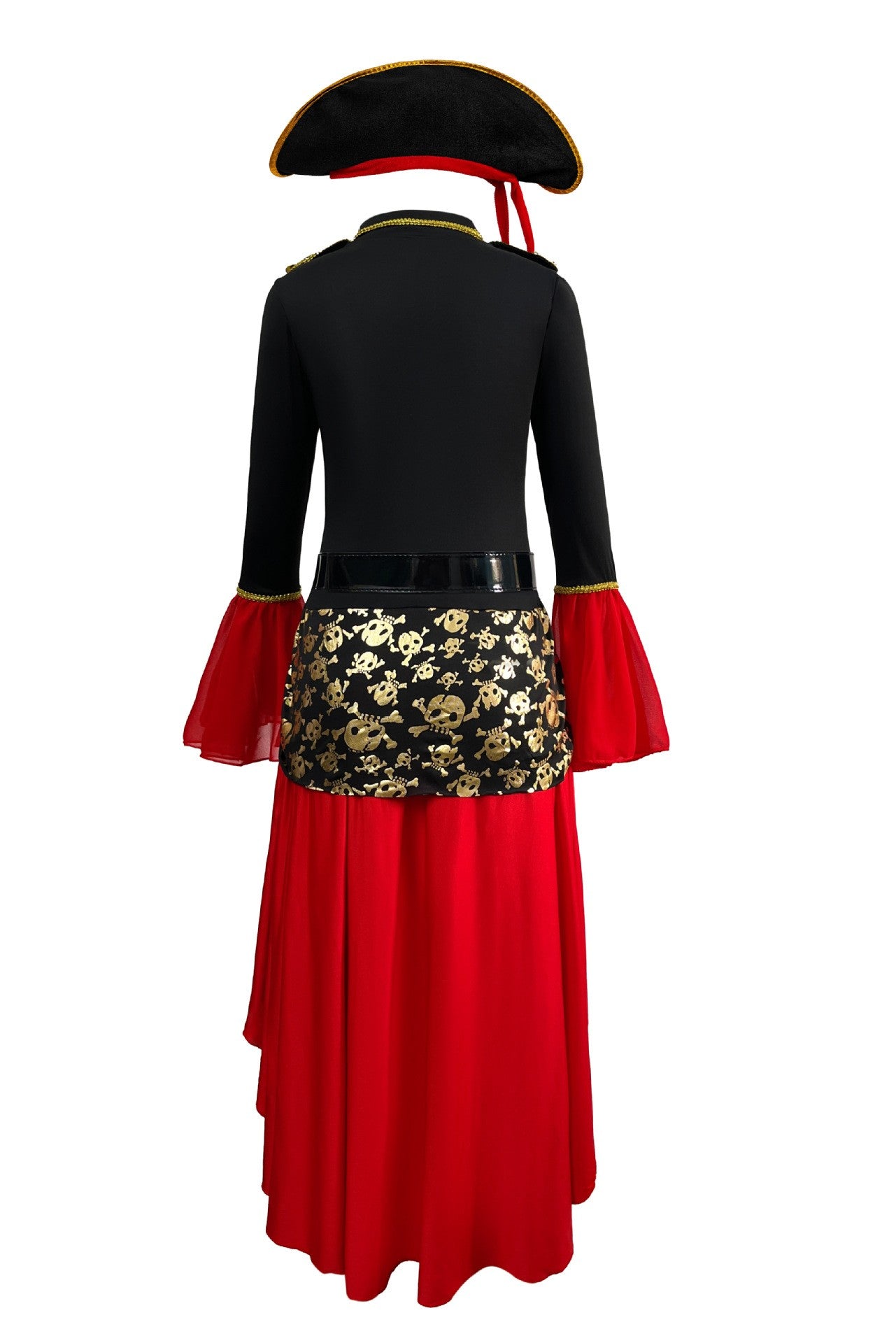 Adult Female Halloween Pirate Costume Captain Jack's Role-playing Costume Theatrical Stage Pirate Performance